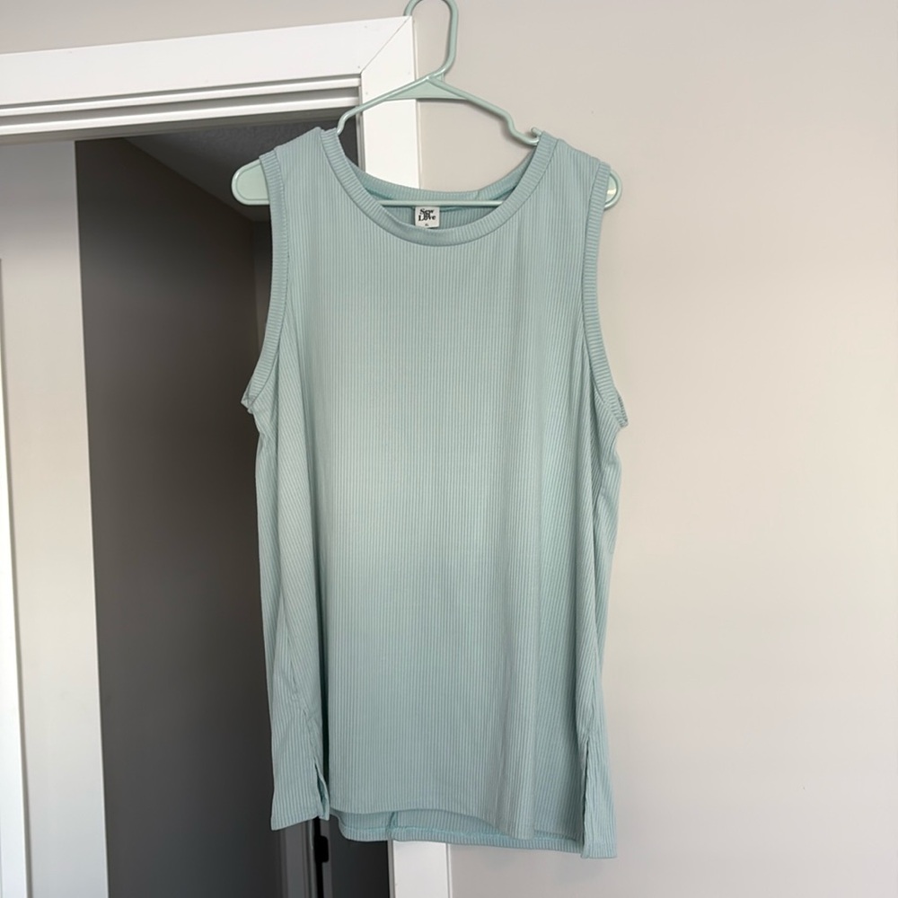 Soft tank - cute to wear alone or under jackets, etc.